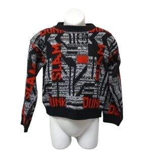Slam Dunk black & red knitted sweater boy's size 6